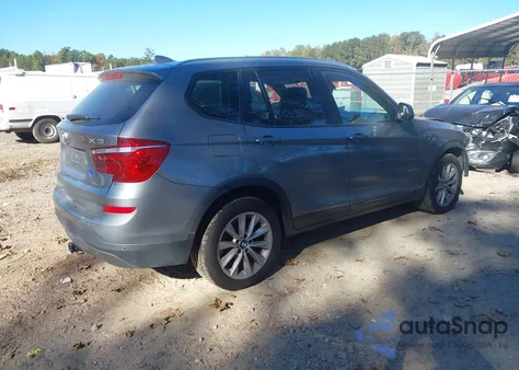 2016 BMW X3 Sdrive28I из США, поврежденный, VIN 5UXWZ7C58G0R31581